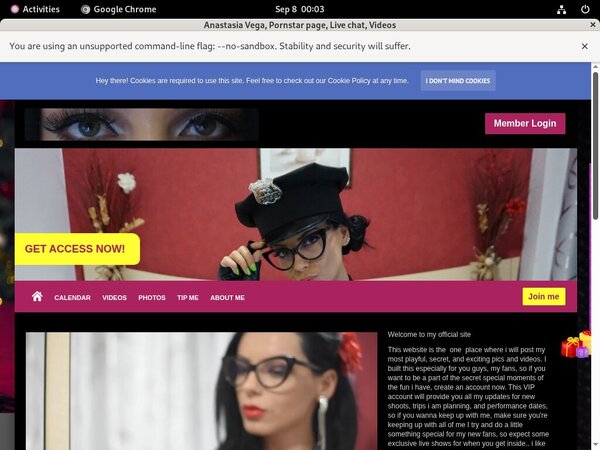Anastasiavegax.modelcentro.com Shop
