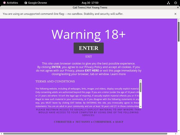 Cali Teens Buy Trial