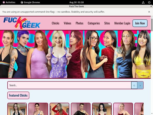Daily Fuck The Geek Account