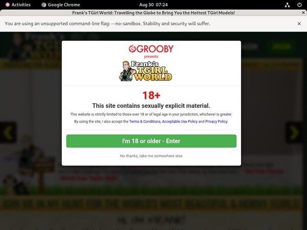 Franks T-Girl World User And Password