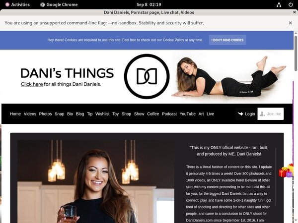 Free Accounts Dani Daniels