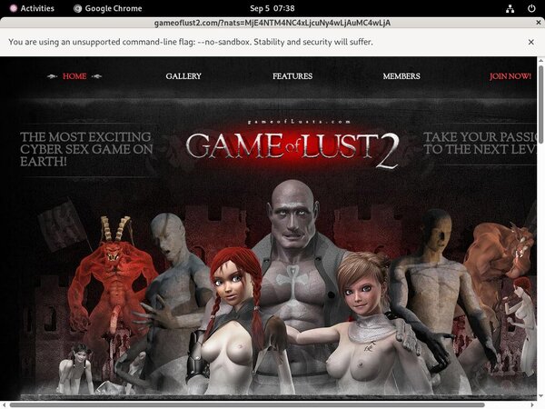 Game Of Lust 2 Membership Discount