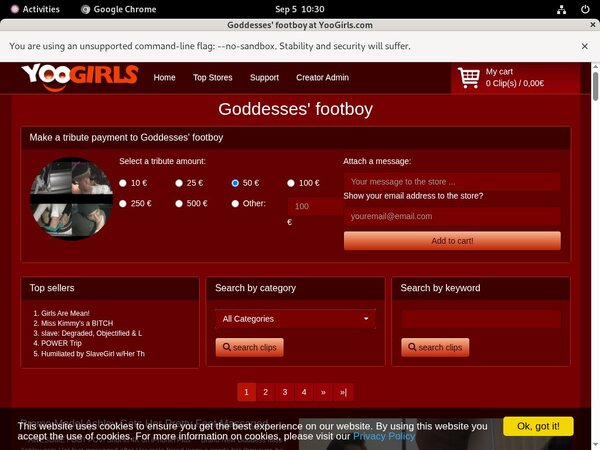 Goddessesfootboy Password Site