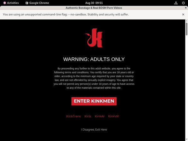 Kinkmen.com Account Info