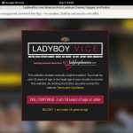 Ladyboyvice.com Member Account