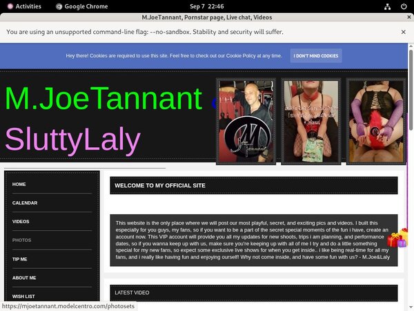 M.JoeTannant Accept Paypal