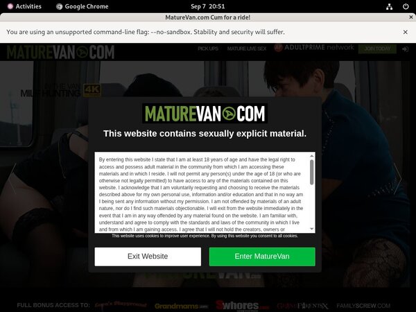 Mature Van Fxbilling