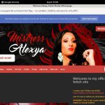 Mistress Alexya Member Sign Up