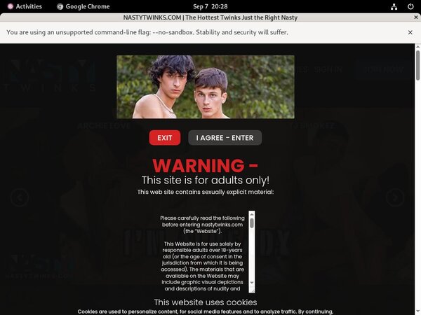 Nasty Twinks Webbilling
