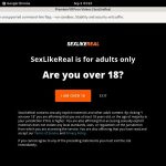 Sex Like Real Member Sign Up