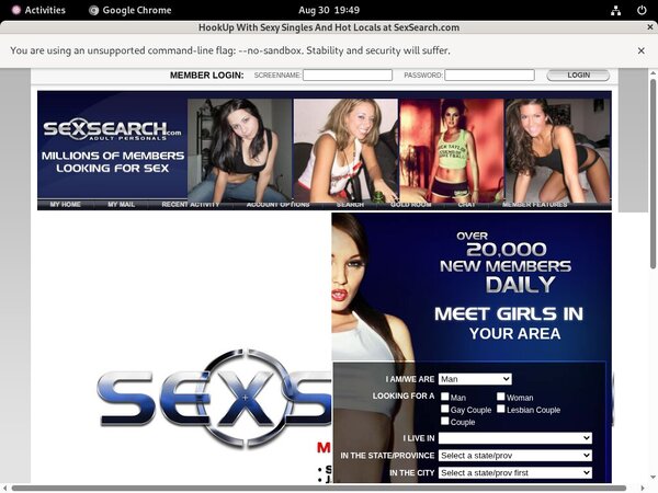 Sexsearch.com Account Online