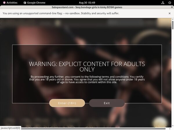 Subspace Land Premium Passwords