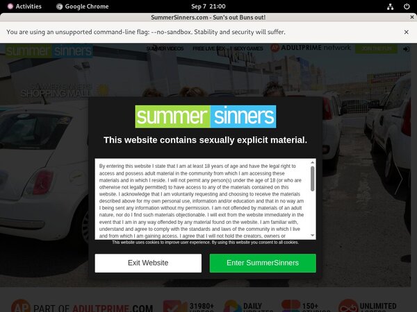 Summer Sinners Promo