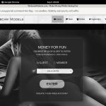 Webcam Models Registration Form