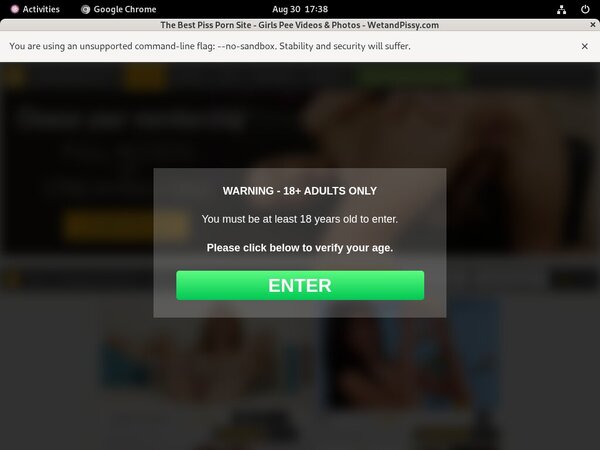 Wet And Pissy Free Trial Login