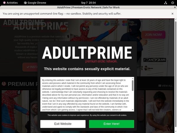 Adultprime Day Trial Membership