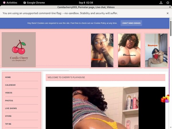 CamilacherryXXX Accept Paypal