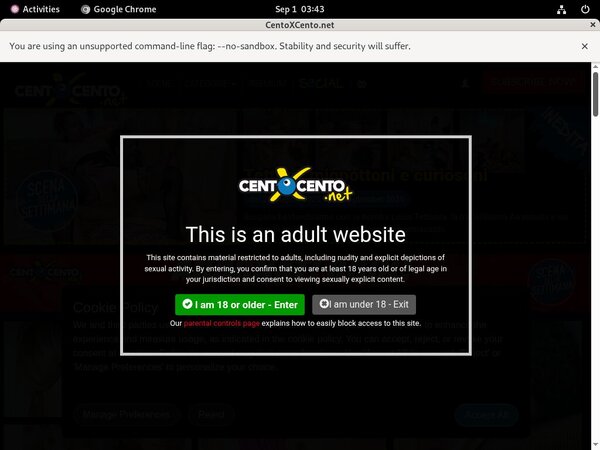 Centoxcento.net Premium Membership