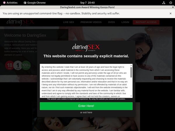 Daring Sex Member Login