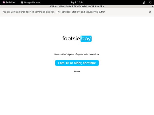 Footsie Bay Trial Promo