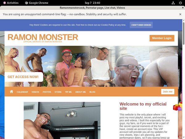Free Ramonmonstercock User And Pass