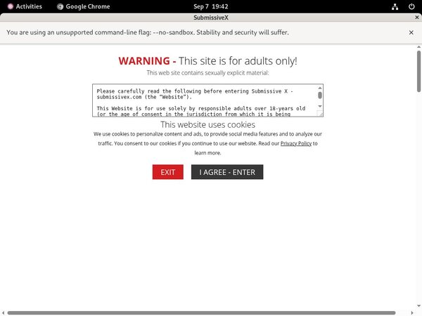 Free Submissivex Passwords