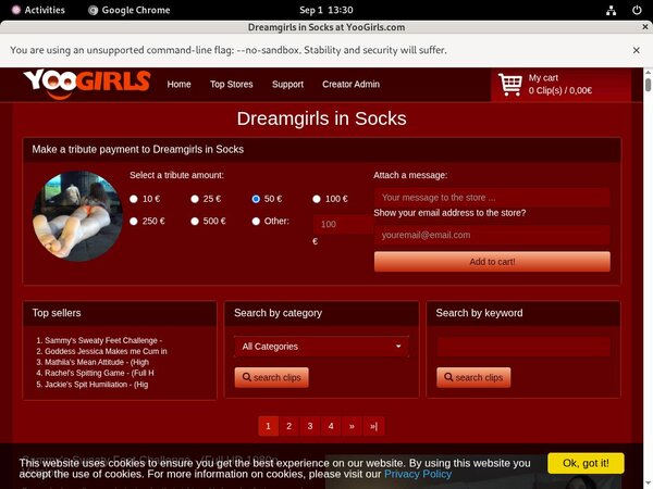 FreeDreamgirls In Socks Accounts