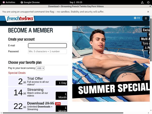 French-twinks.com With Cash