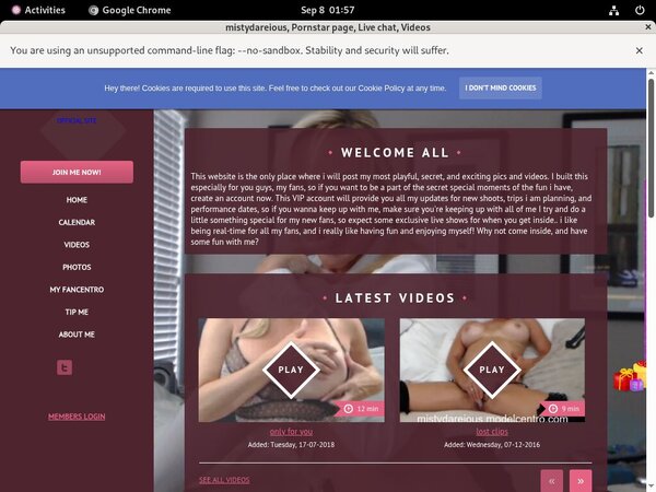 Mistydareious Free Logins 2018