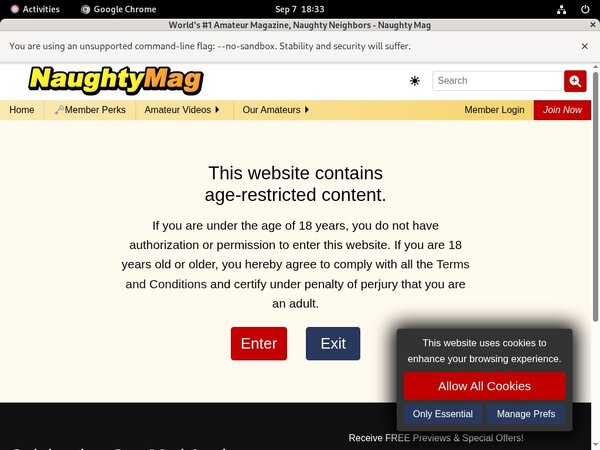 New Naughty Mag Discount Offer