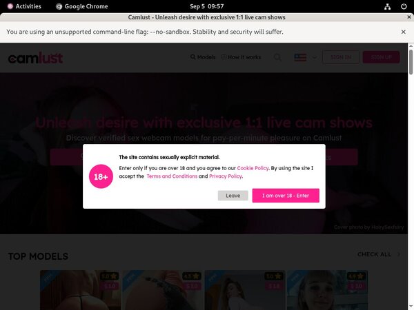 Camlust.com With Ukash