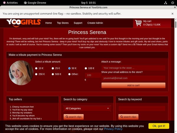 Serena Princess Discount Save 50%