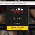 Ladyboy Pussy Logins For Free