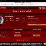 Moneyprincess Isabell Account Information